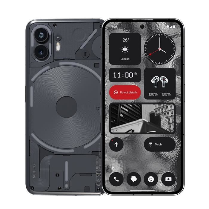 Смартфон Ничего Телефон (2) Темно-серый 12 ГБ ОЗУ 256 ГБ Экран 6,7” Snapdragon 8+ Gen 1 4700 мАч - Очень хорошее состояние