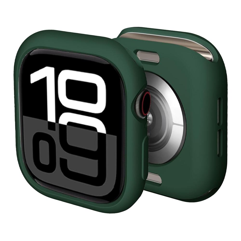 Чехол для Apple Watch 10 11 46 мм 42 мм Аксессуары Ударопрочный Защитный Мягкий Силиконовый Бампер Оболочка Чехол iwatch Серии Защита