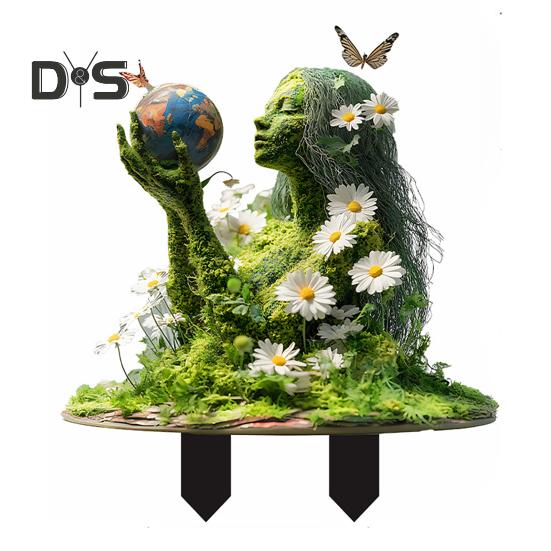 Акриловый садовый колышек для украшения цветочного горшка, садовые аксессуары для сада, вставка для комнатных и уличных растений в горшках