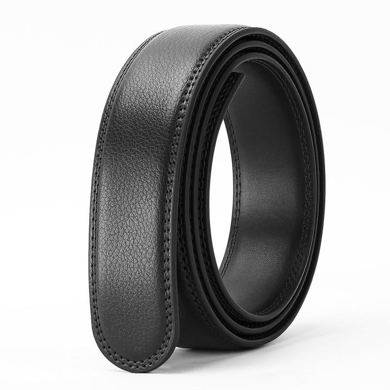 Изготовленные на заказ двухслойные ременные полоски из натуральной коровьей кожи с автоматической пряжкой