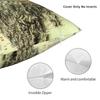 1884 Tasmania Geological 3D Map Square Pillowcase Polyester Linen Velvet Pattern Zip Decor Throw Pillow Case Sofa Seater Cover