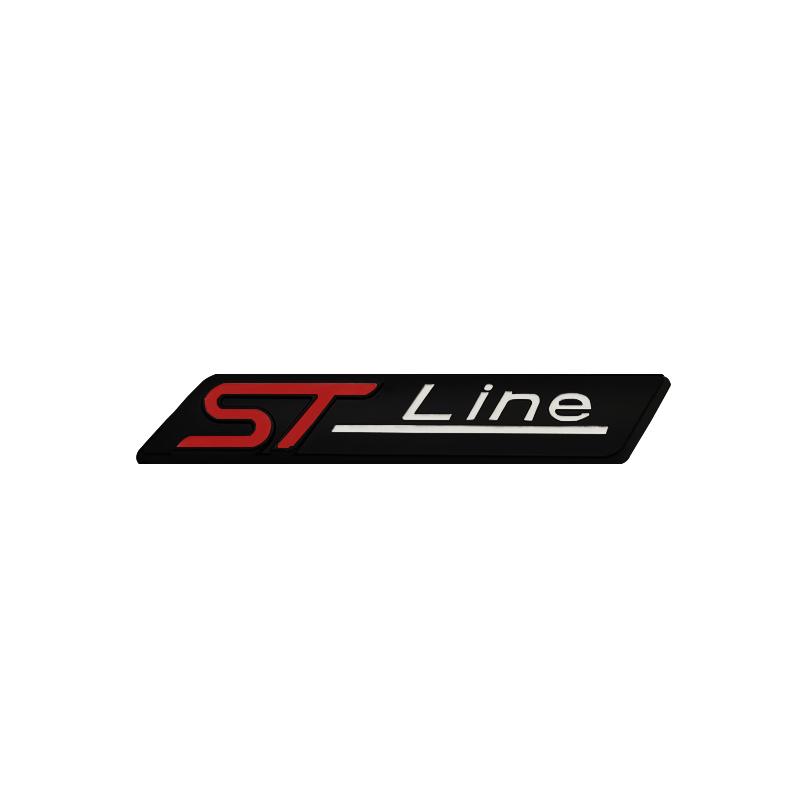 Metal 3D Car Sticker ST Line Emblem Badge Decals for Ford FIESTA FOCUS MONDEO Focus X Vignale ST Line Escape EcoBoost Explorer