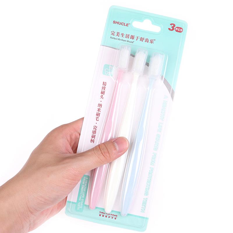 Portable Simple Nano -Soft Hair Family Toothbrush