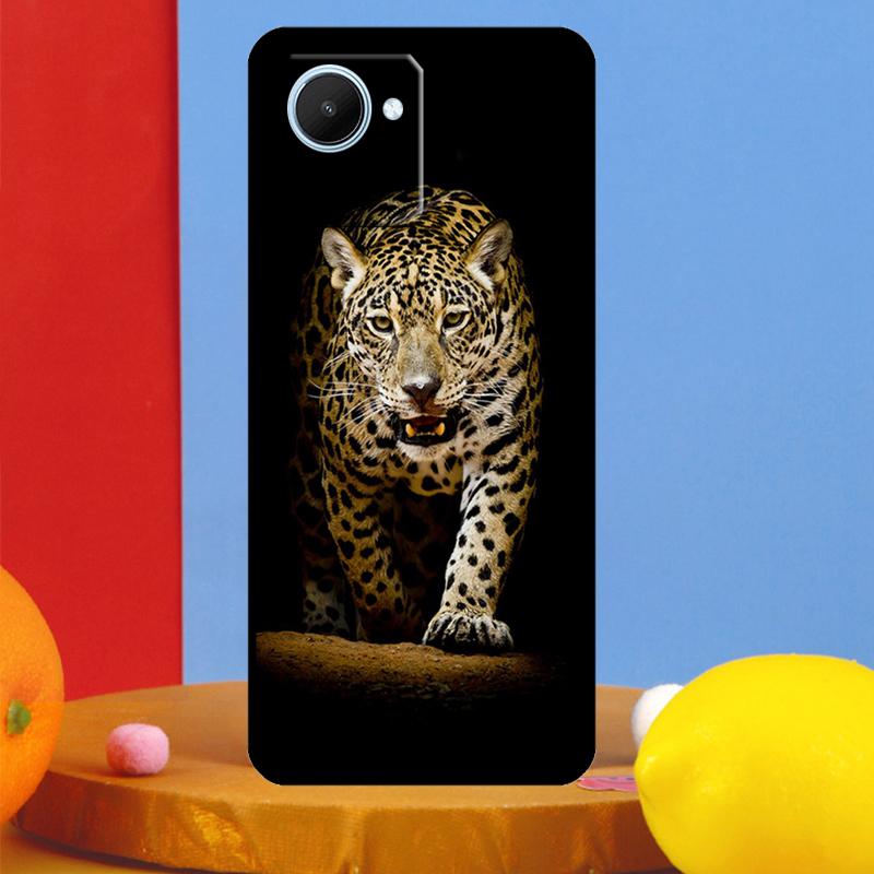 Cheetah Panther Snow Cheetah For Realme C55 C53 C67 C51 C35 C33 C31 C30 C25s C21Y GT Neo 6 5 9 10 11 12 Pro Plus Case