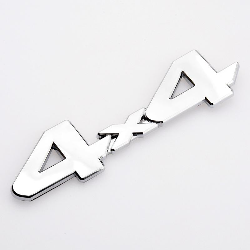 3D Metal Logo 4x4 Emblem Letters Car Rear Trunk Sticker Badge for Rc Off Road Tacoma Hilux Land BDHZ3 Cruiser 4X4 Sticker Accessories