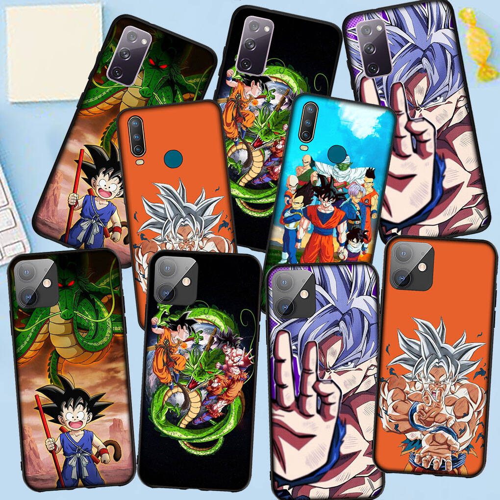 Phone Case for iPhone 17 15 16 Plus XR Redmi Note 14 12 11 13 Pro Max Huawei P30 P20 Lite OPPO A60 A40 A80 A18 Anime Dragon Ball Goku DragonBall Cover
