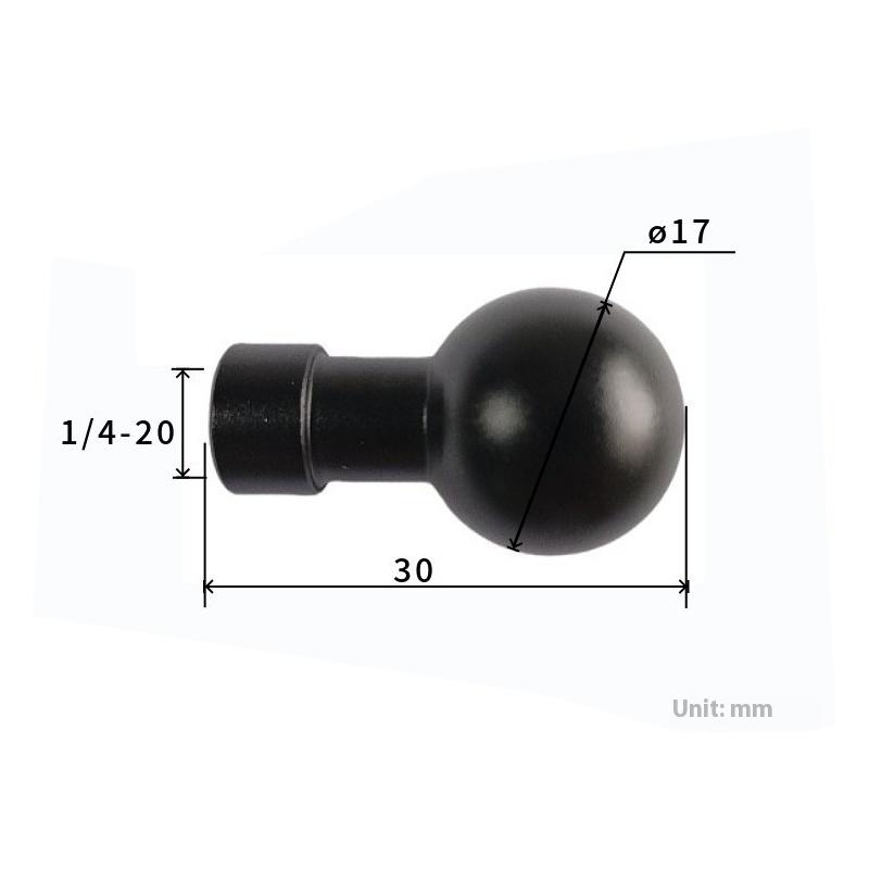 1/3 шт. Для 13 12 Insta360 Action 5Pro Pocket 3 Держатель Разъем Соединитель Руки Подставка для Телефона 17 мм Шаровая Головка Адаптер Крепление 1/4" Винт