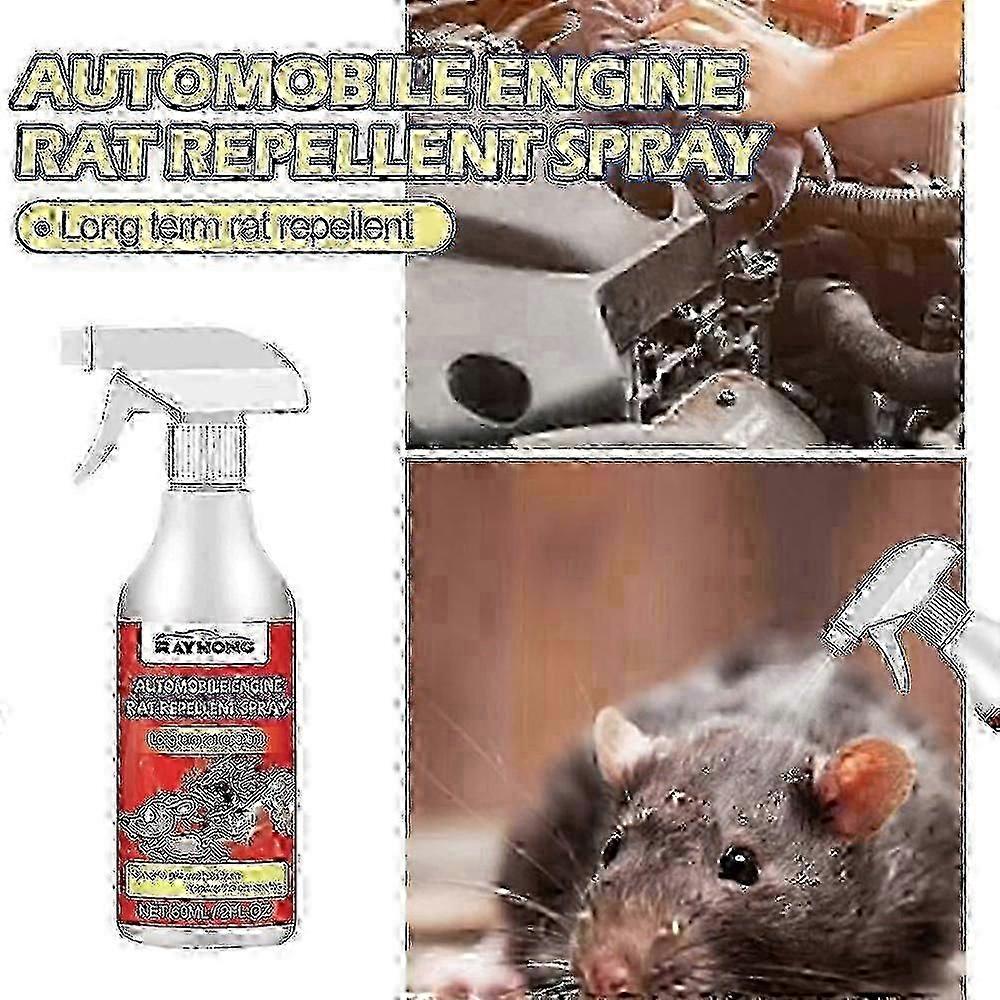 3x Peppermint Oil for Rats and Car Engines, Rat Prevention Spray, Home and Car Engine Defense Spray - HF 26s