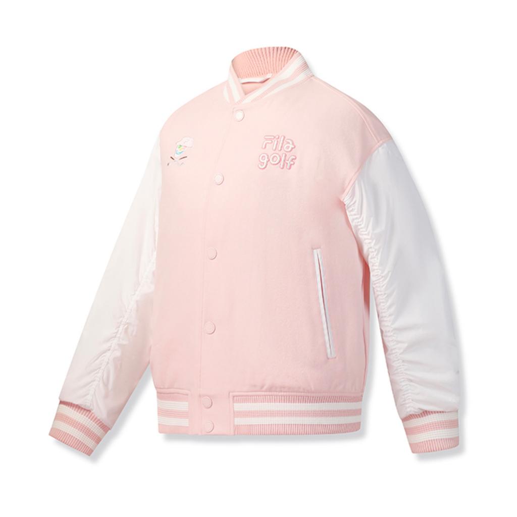 Fila X Shelby And Sandy Серия для гольфа Персонализированная Модная Удобная Универсальная Повседневная Спортивная Теплая Свободная Хлопковая Куртка для Бейсбола A11W545708FPK