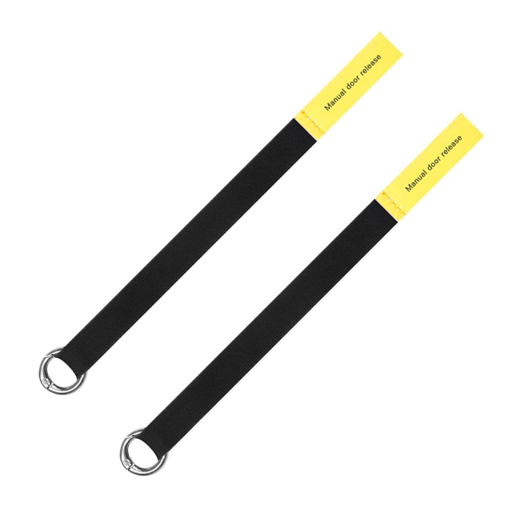 Rear Door Emergency Puller Car Door Emergency Handle Extended Back Door Release Handle Emergency Puller Button for Tesla Model Y