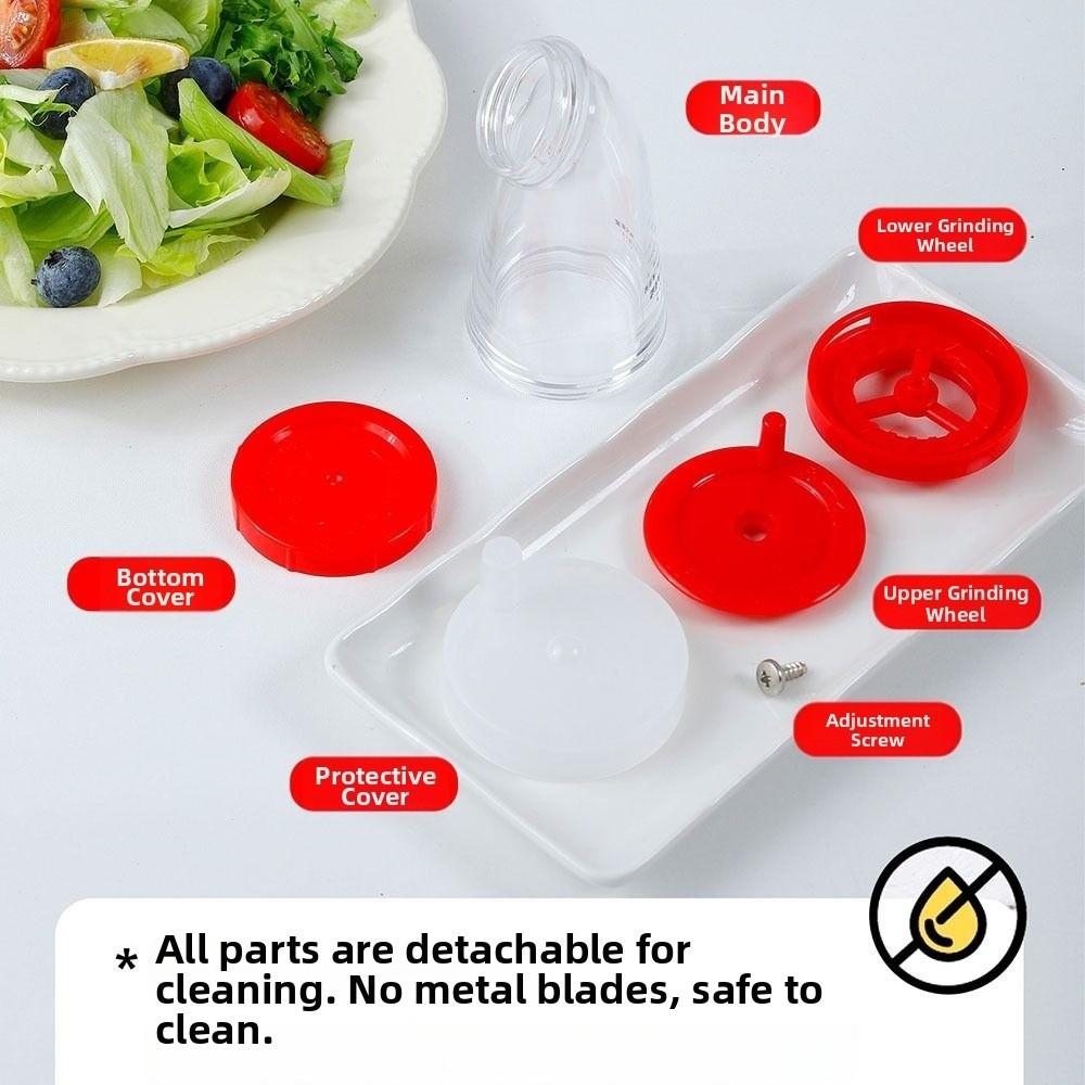 Многофункциональная мельница для кунжута, контейнер для специй с ручным вращением, мельница для специй, кухонный инструмент для дома