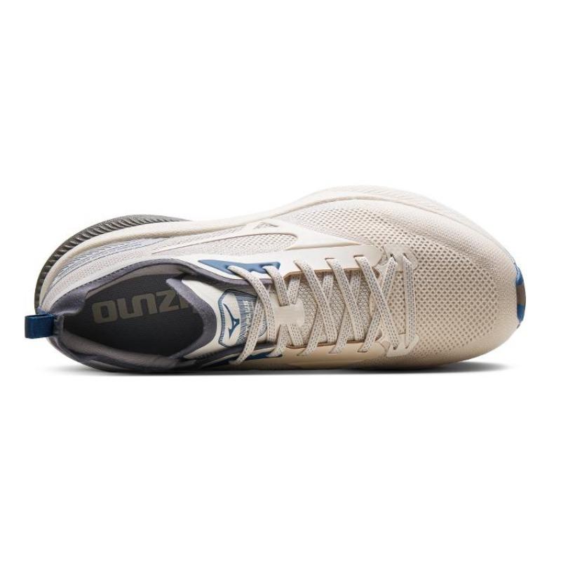 Mizuno Унисекс кроссовки для бега кремово-белые серые D1GH241705