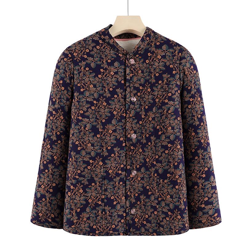 Теплое хлопковое пальто на бархатной подкладке для женщин среднего и пожилого возраста: Зимняя свободная куртка из верблюжьего пуха с защитой талии