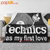 Technics Был Моей Первой Любовью Проигрыватель Пластинок DJ 33 1/3 Ультра-Мягкое Одеяло Стеганое Зимнее Покрытие для Дивана Покрывала для Кровати