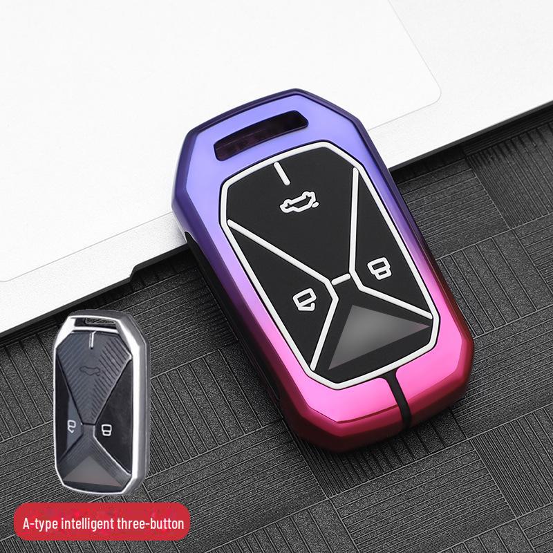 Чехол для ключа Kaiyi Kunlun для 23 моделей - подходит для Kaiyi Kunlun 300/500, автомобильные аксессуары, пряжка-ракушка