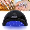 48W UV LED Lamp Nail Dryer Dual Light Source Gel Polish Lamp Light Manicure Curing Black
