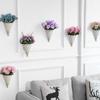 Conical Shape Indoor Green Plant Home Garden Wall Storage Holder Flower Basket Vase Flower Pot