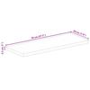 Table Top 70x20x2.5 cm Rectangular Solid Mango Wood
