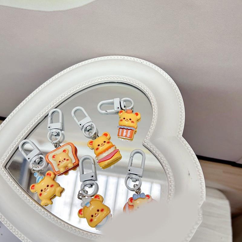1 шт. мультяшный брелок из смолы подвеска сумка аксессуары пара милые детские игрушки подарок на день рождения для девочек