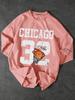 Винтажная футболка с графическим принтом Chicago Hoop 32 Streetwear