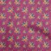 Cotton Flex Dark Magenta Fabric Florals Diy Clothing Quilting Fabric Print Fabric By Yard 40 Inch