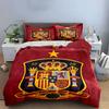 Spain Football Team Bedding Set Bedding Duvet Cover Set Duvet Cover Pillowcases (1 * Duvet Cover 2 * Pillowcases, without duvet insert)