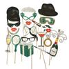 Wedding Decor Photo Booth Props Diy Mustache Lips Glasses Team Bride Groom Mr Mrs Bridal Shower Decor Hen Party Supplies
