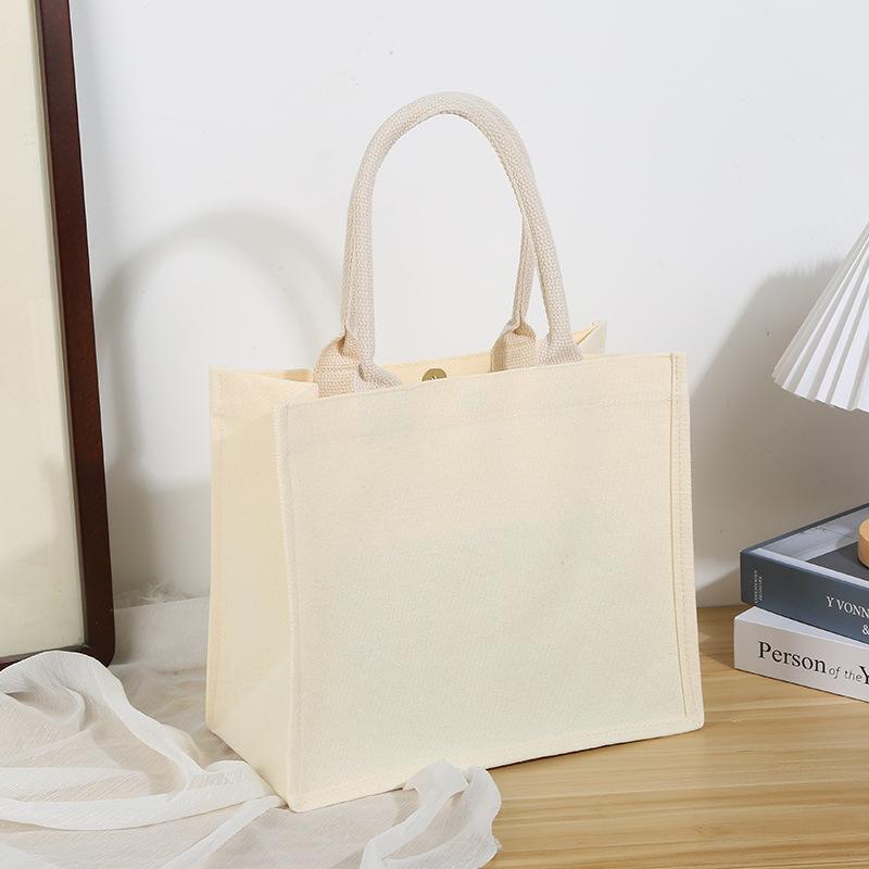 Холщовая сумка-тоут Muji с индивидуальным логотипом - Хлопковая сумка высокого качества с 3D-покрытием
