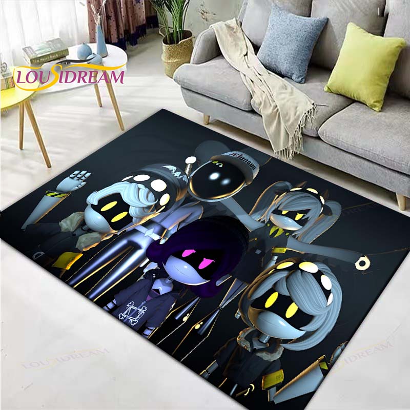 Hot Cartoon Murder Drone Floor Mat INS Style Soft Bedroom Floor House Laundry Room Mat Anti-skid Household Carpets Gift