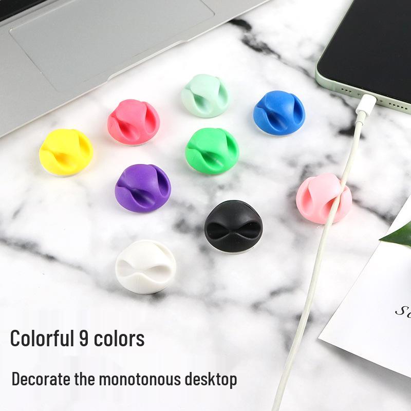 Desktop Cable Organizer and Earphone Storage Clip