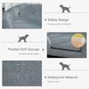 Dog Sofa Bed Pet Chair Couch with Water Resistant Fabric, Kitten Lounge with Soft Cushion, Wooden Frame for Mini Size Dogs - Grey
