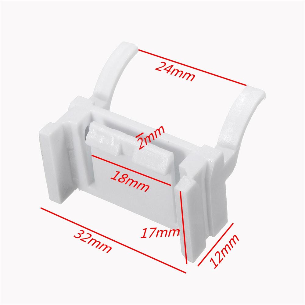 2 шт. Адаптер для ламп HID H7 для автомобиля, держатель ксеноновой лампы, белое основание для Ford Focus MK2 MK3