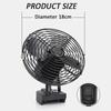 Portable Wireless Electric Fan For Makita 21V Max Li-Ion Battery High Power Fan Outdoor Camping Fan for Office Travel