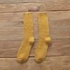 Solid Color Thick Trendy Fashion Cotton Women Wool Socks Korean Style Socks Middle Tube Hosiery