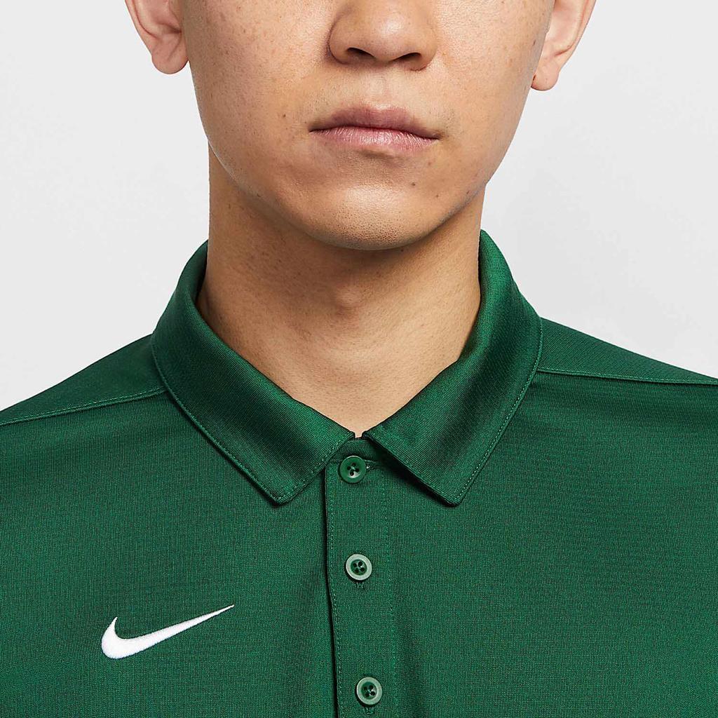 Nike Мужская футболка поло с коротким рукавом Dri-Fit Soft Fashion, топы, цвет Каньон-Грин IB8831-341