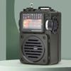 Portable Multimedia Music Player Full Band Radio FM AM SW Receiving BT TF Card Playing Outdoor Audio Radio