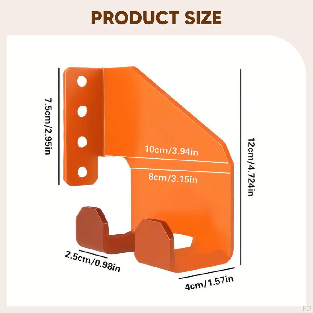 Hanger Wall Mount Bracket Carbon Steel Heavy Duty Holder Rack for Beam Garage Ceiling Tool