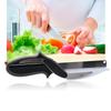 Многофункциональные кухонные ножницы из нержавеющей стали с разделочной доской, идеально подходящие для овощей и детского питания