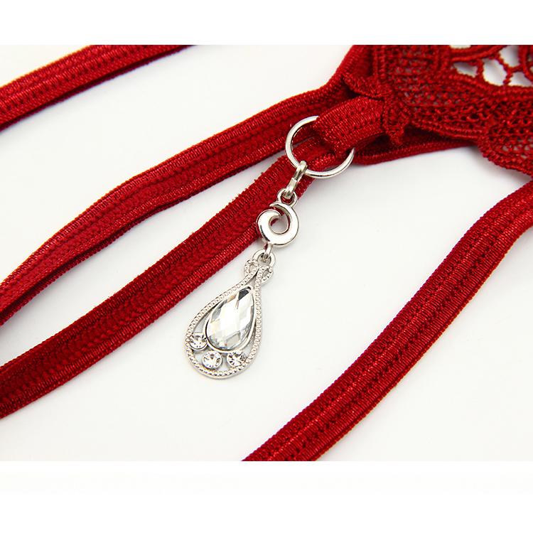 Сексуальные трусики с вышивкой, женское сексуальное женское белье, эротическое нижнее белье, стринги с открытой промежностью для секса, прозрачные трусы с подвеской