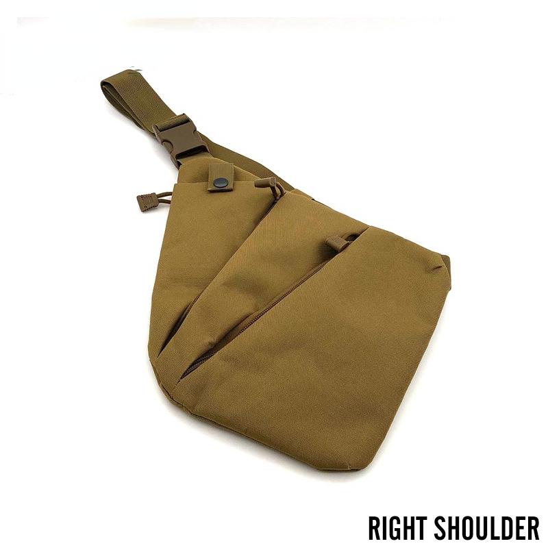 Многофункциональная скрытая тактическая сумка для хранения оружия, кобура, мужская левая и правая нейлоновая сумка на плечо, противоугонная сумка, нагрудная сумка для охоты