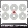 Совместимость с Ecovacs T30 Pro Omni Robot Сменная боковая щетка HEPA-фильтр Насадка для швабры Пылесборник Запасные части Аксессуары