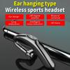 X18 Беспроводные наушники Bluetooth 5.1 с ушным крючком, один вкладыш с микрофоном, спортивная гарнитура-вкладыш