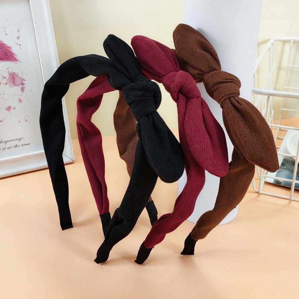 Бархатный бант Тканевый бант Аксессуары для волос Бант Обруч для волос Бант Повязка для волос Корейские повязки на голову Обруч для головы