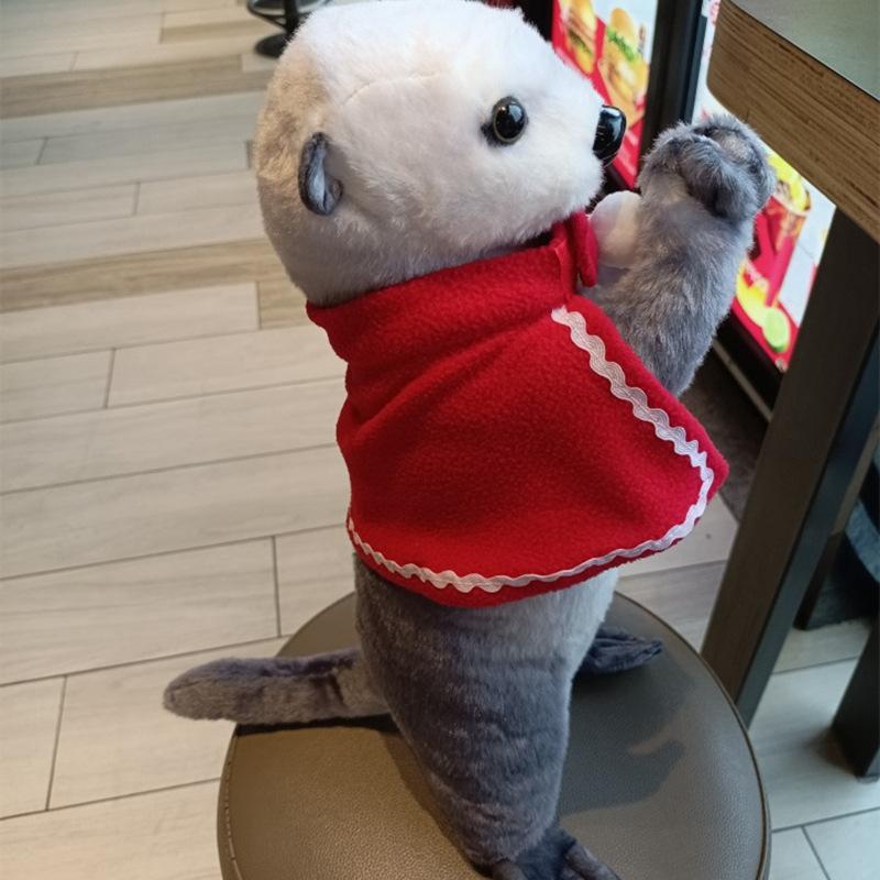 Милые Звоночки Животные-Благословение Енот Выдра Кукла Плюшевая Игрушка Кенгуру в Плаще Кукла Детская Тряпичная Кукла