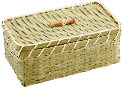 Yamasita craft Зеленый бамбуковый квадратный бенто маленький 32155000