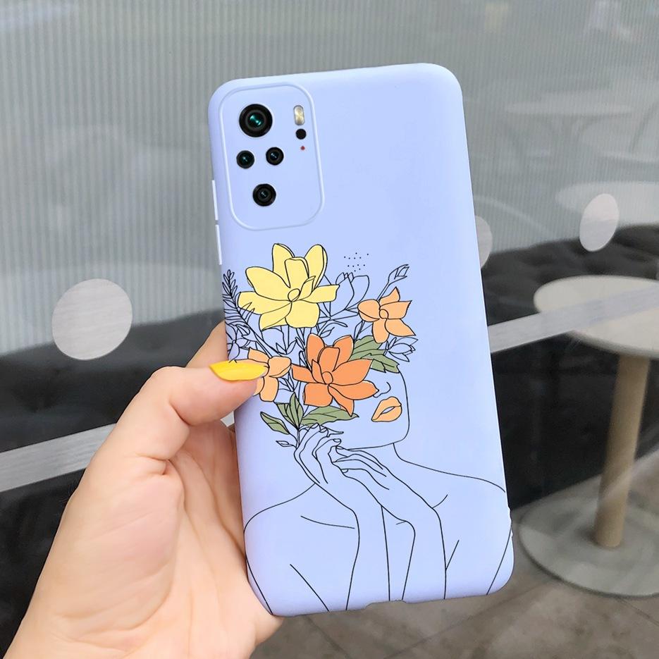 Чехол для Xiaomi Redmi Note 10 Note 10S Мягкий силикон Стильный painted чехол для Xiaomi Redmi Note 10 Pro Max Note10 S Чехлы для телефона