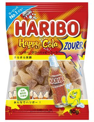 Haribo Кислый Счастливый Кола 80г x 10