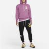 Nike Спортивный пуловер с капюшоном с вышивкой Daisy, мужские топы, фиолетовый DM4994-507