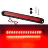 Auto Turn Signal Stop Warning Lamp High Mount 15LED Car Light Bar 12V Red Third Brake Light Rear Light Signal Side Marker