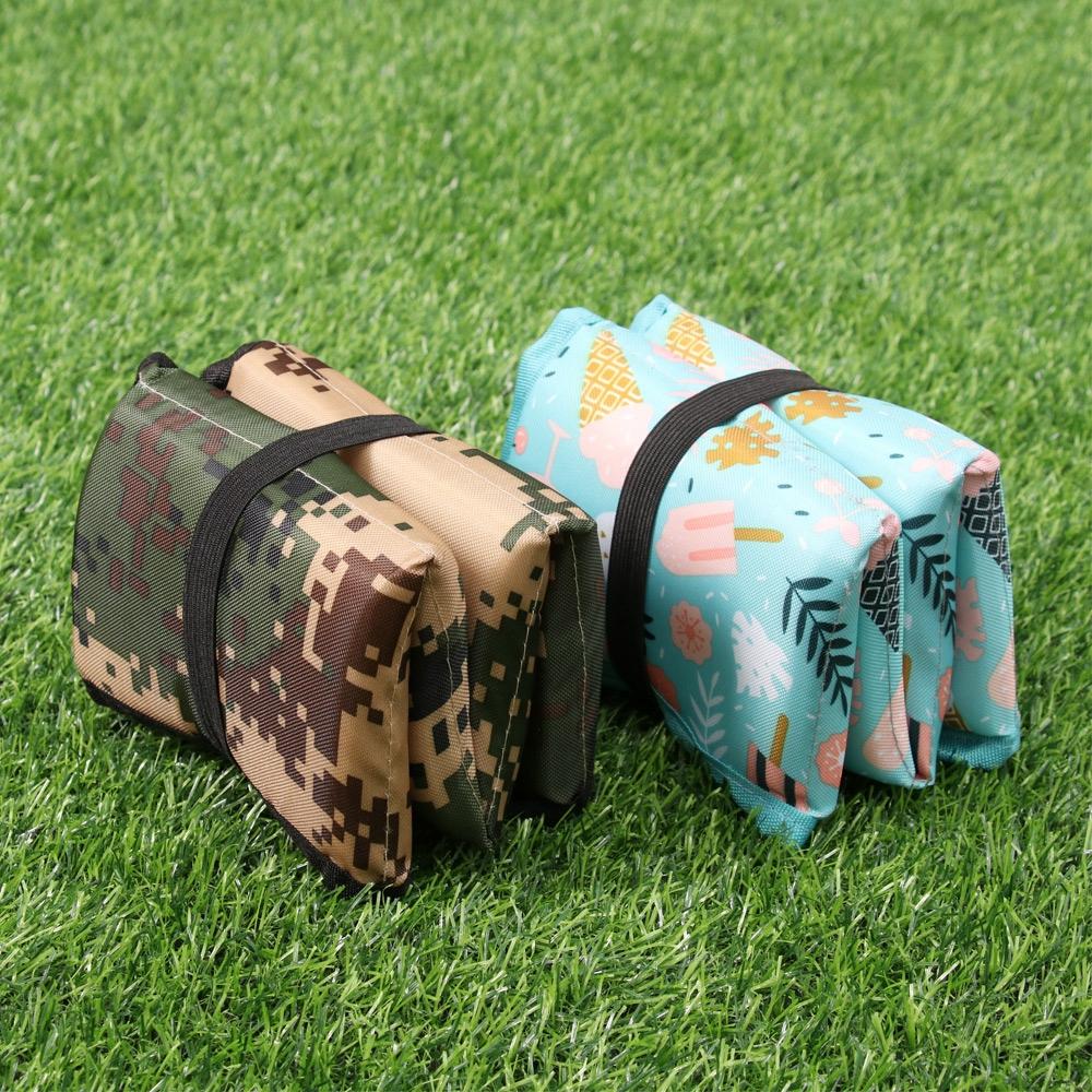 New Prevent Dirty Oxford Cloth Foam Sitting Pad Beach Mats Hiking Small Seat Folding Camping Mat